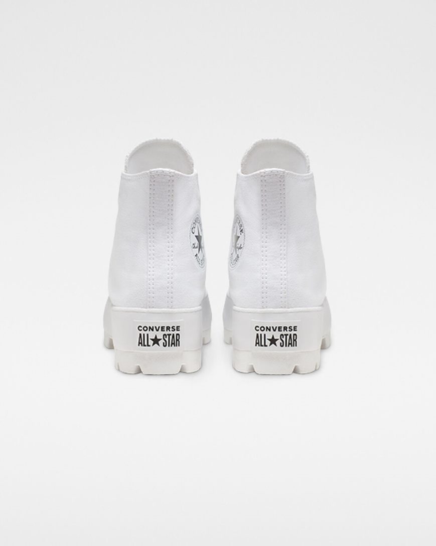 Women's Converse Chuck Taylor All Star Lugged High Top Shoes White / Black / White | AU 0E693C
